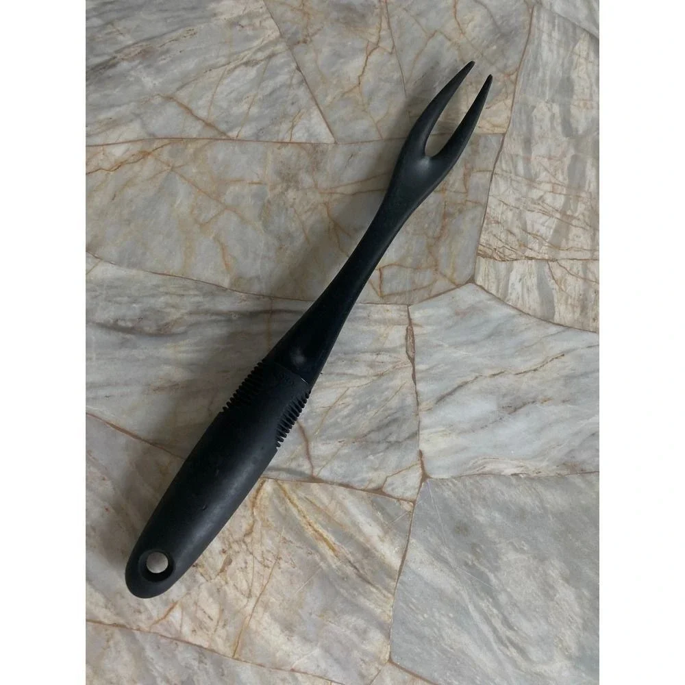 OXO Good Grips Nylon Meat‎ Fork Black Non-Stick Safe Two Prong Kitchen Utensil